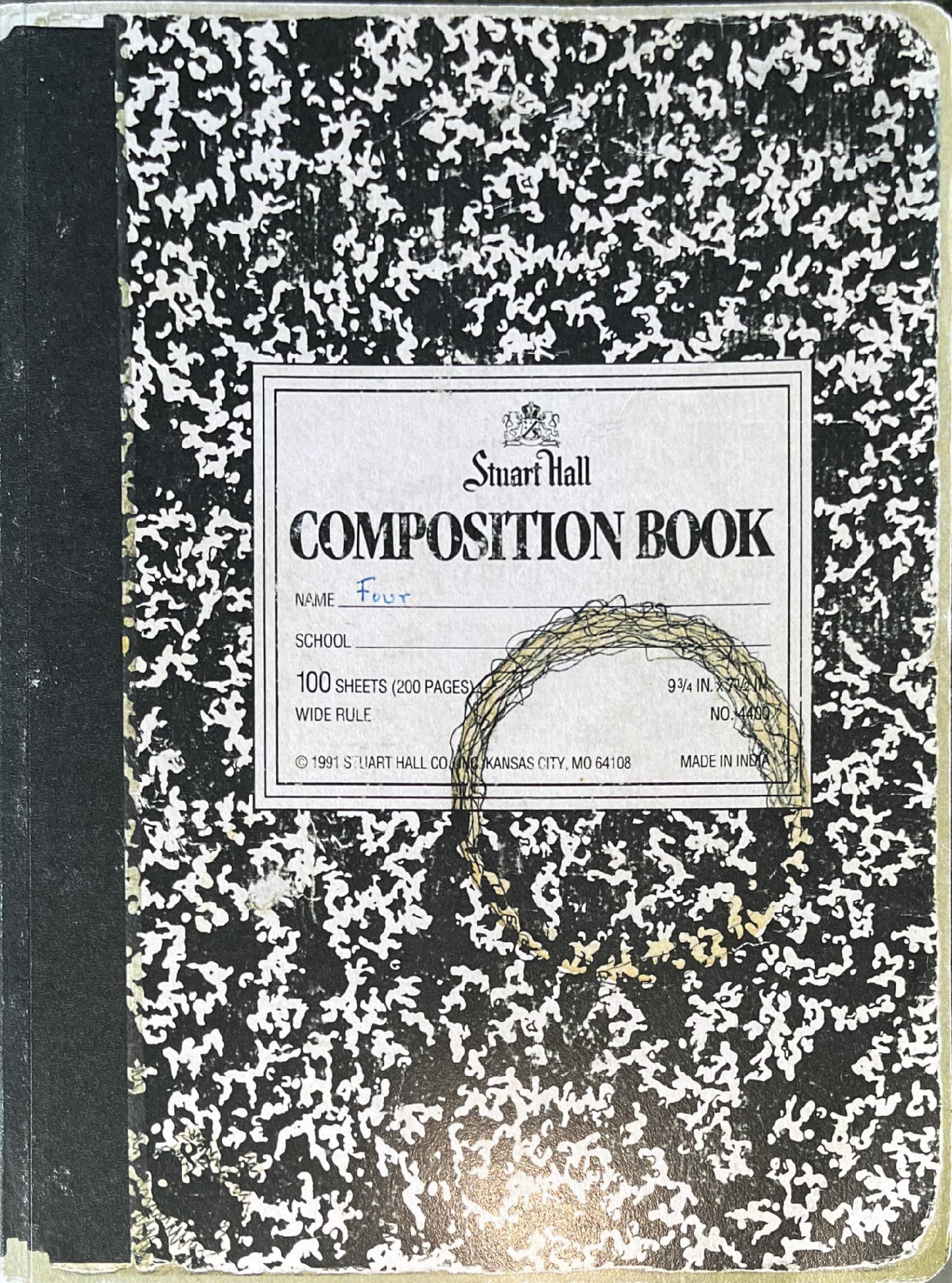 Shawn Colvin "Journal" Composition Notebook