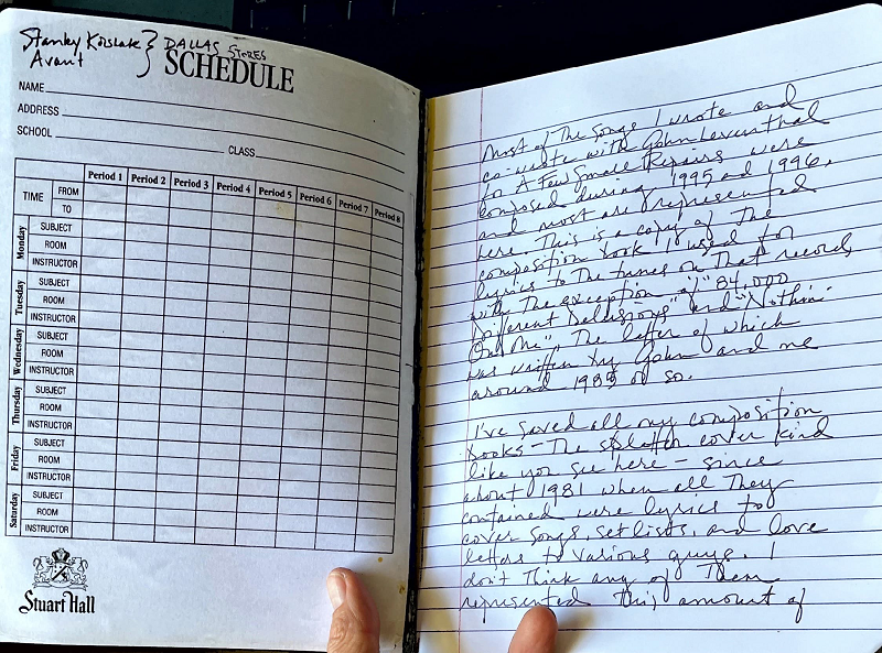 Shawn Colvin "Journal" Composition Notebook