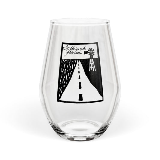 Shawn Colvin Stemless Glass