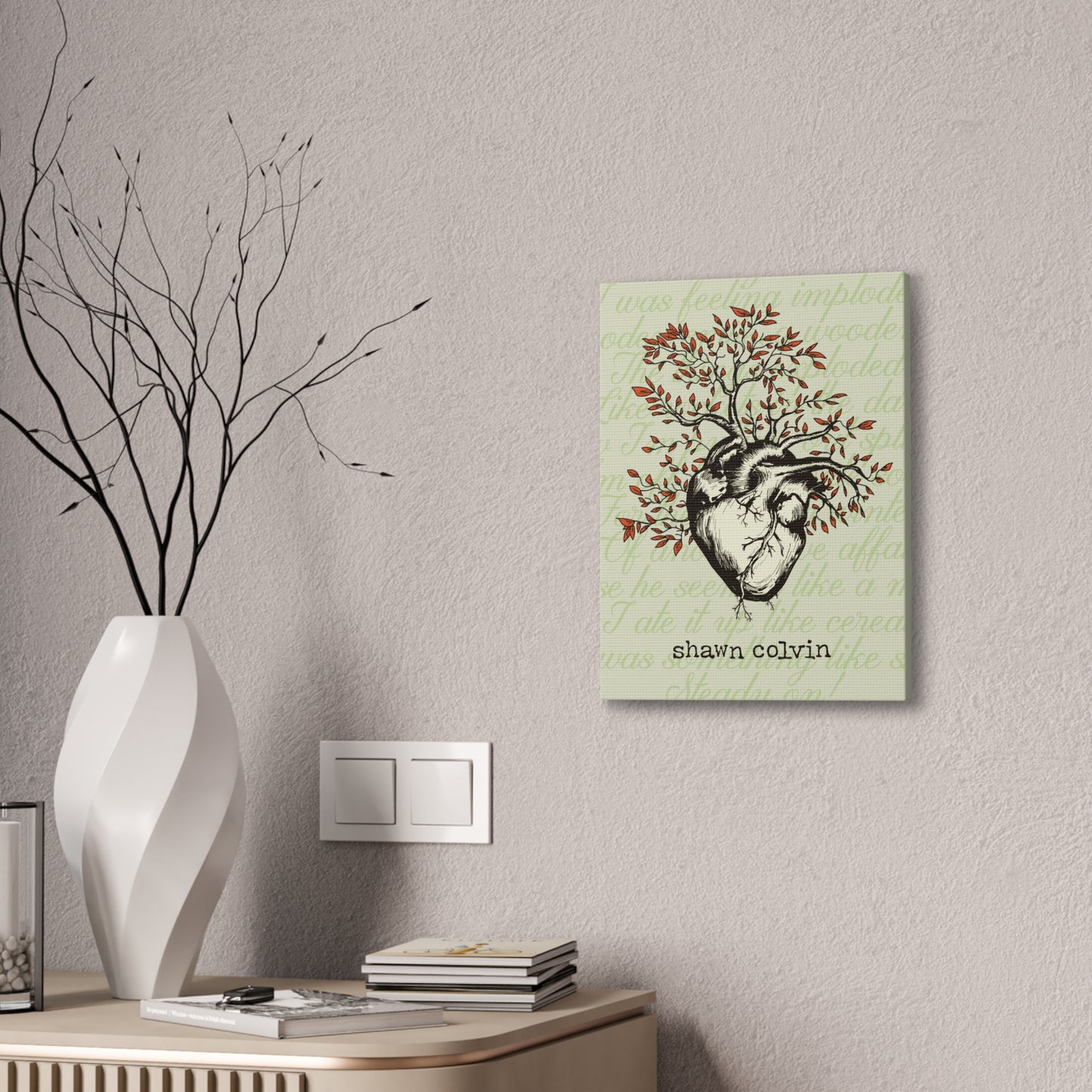 Shawn Colvin "Steady On Tree" Canvas