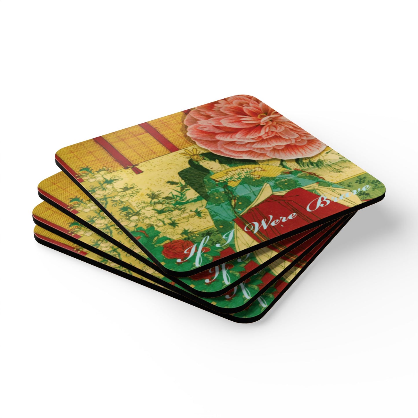Shawn Colvin "If I Were Brave" Cork Coaster Set