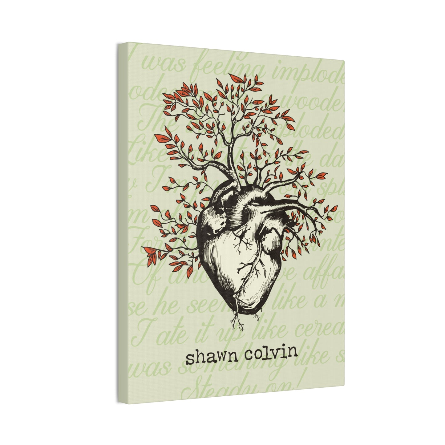 Shawn Colvin "Steady On Tree" Canvas