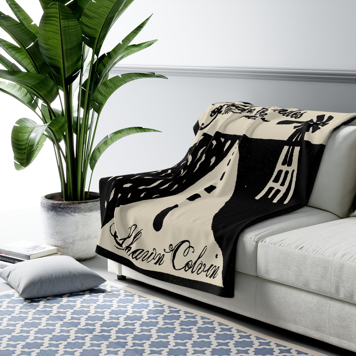 Shawn Colvin "Steady On" Sherpa Fleece Blanket