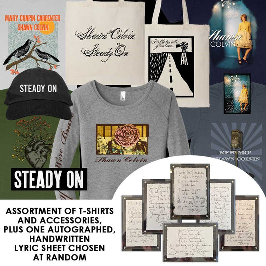 Shawn Colvin Ultimate Fan Mystery Bundle -Hand Signed Lyrics